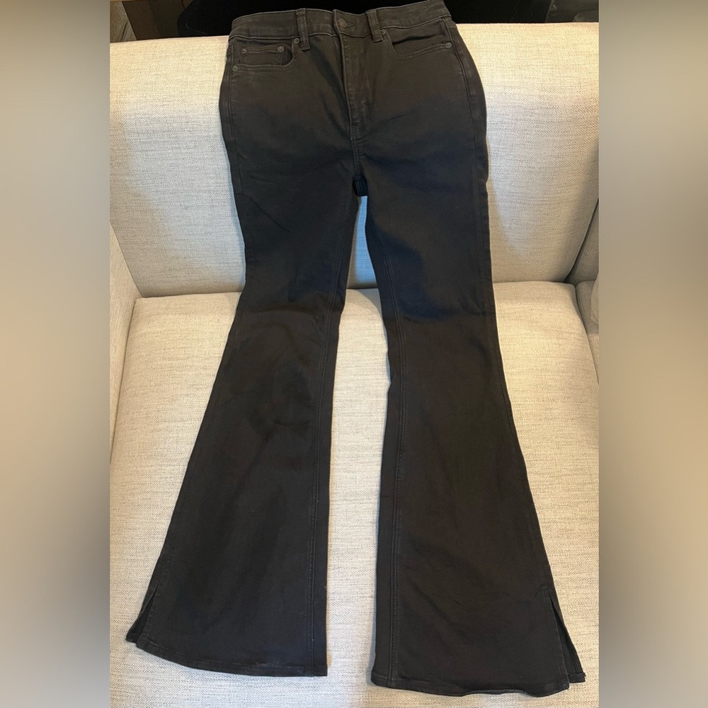 🎉 AE High Rise Split Flare Sz 6L - Picture 4 of 7